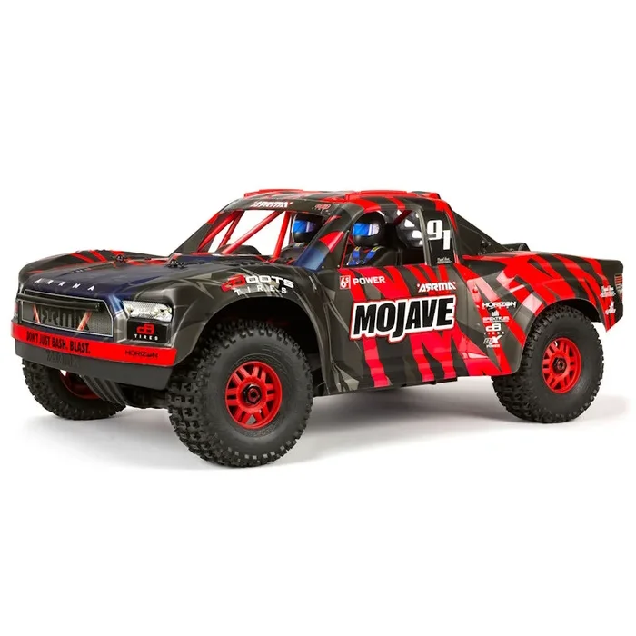 1/7 MOJAVE 6S V2 4WD BLX Desert Truck with Spektrum Firma RTR, Red/Black