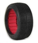 1/8 Buggy Double Down Med LW Tire w/Red Insert(2)