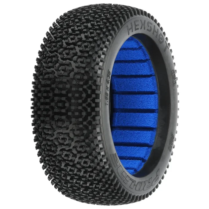 1/8 Hex Shot S4 Front/Rear Off-Road Buggy Tires