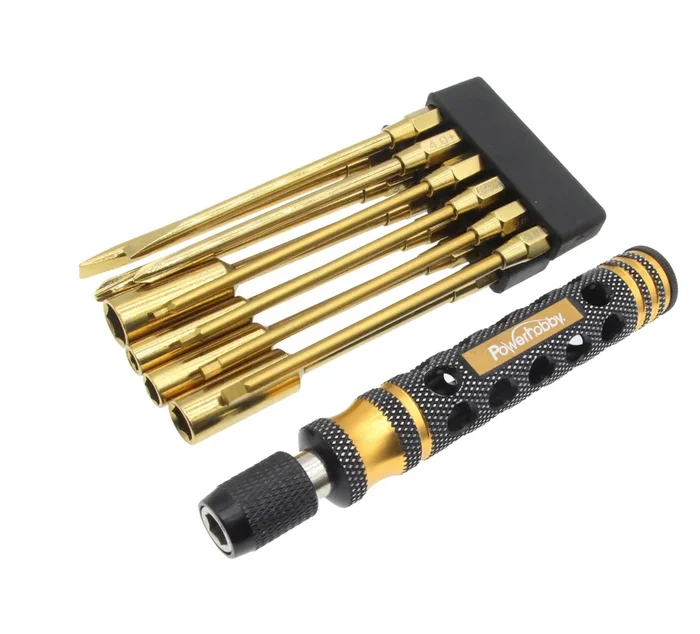12 in 1 Hex Screwdriver Nut Driver Phillips Screwdriver Tool Set 1/4″ Drive Hex
