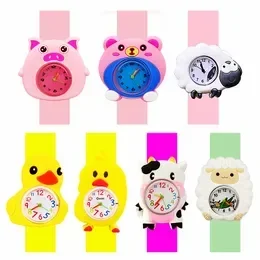 2025 new fashion childern boys girls cool 3Dcartoon excavator silicone watches More than 3 years old kids birthday gifts watches X251009