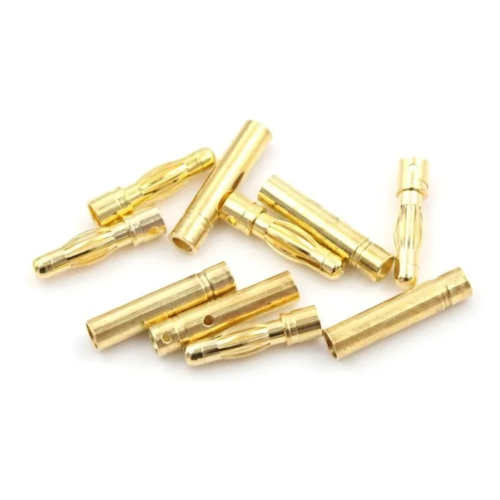 4.0mm Gold Plated Connector Male & Female (5 Sets)