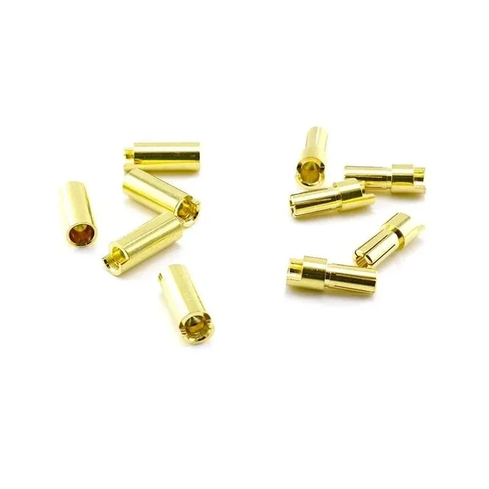 6.0mm Gold Plated Connector Male & Female (5 Sets)