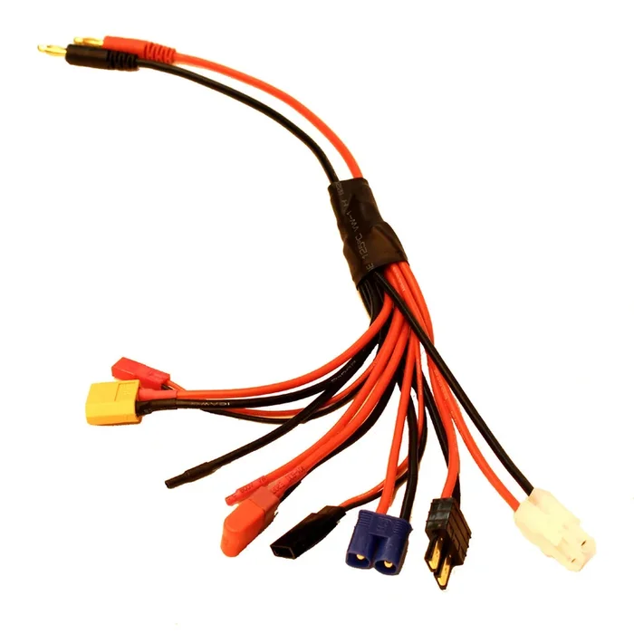 8-Function Charge Adapter to M 4mm bullets- 300mm wire