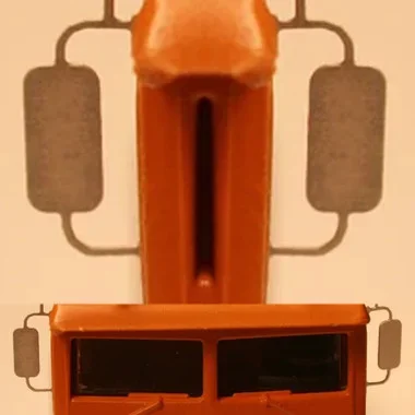 A-Line 50152 – Straight Tractor Mirrors (Pkg. of 4) HO Scale