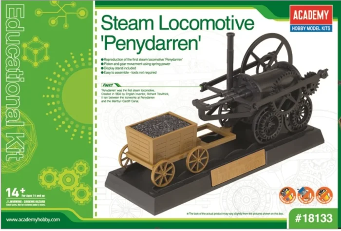 ACADEMY 18133 Steam Locomotive Penydarren Mechanical Model Kit