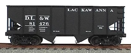 Accurail 25031 HO Scale USRA 55 Ton 2 Bay Open Hopper Kit Lackawanna DL&W – NOS