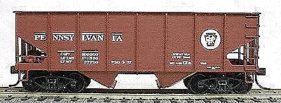 Accurail 2556 HO Scale USRA 55 Ton 2 Bay Open Hopper Kit Pennsylvania PRR No #s – NOS
