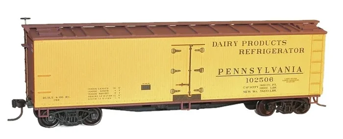 Accurail 4846 HO Scale 40′ Wood Reefer Kit Pennsylvania PRR 102506 – NOS