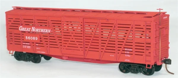 Accurail 8017 HO Scale 40′ Wood Stock Car Kit 3 Pack Great Northern GN – NOS