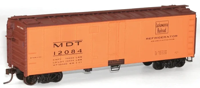 Accurail 8311 HO 40′ Steel Reefer Kit Lackawanna MDTX 12536 – NOS