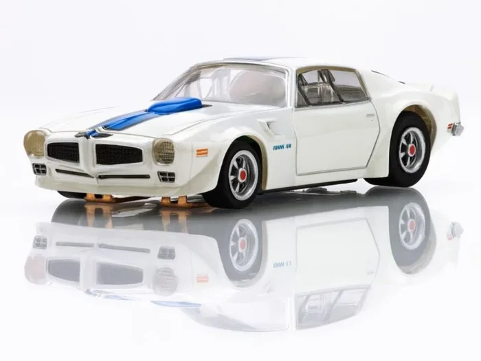 AFX 1970 Firebird Trans Am White/Blue HO Scale Slot Car 22096