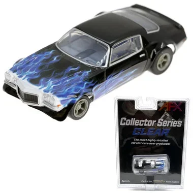 AFX 22046 Camaro 1973 Wildfire Black / Blue HO Scale Slot Car