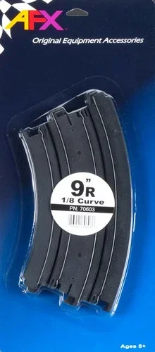 AFX 70603 9″ Curve Track 1/8 (2) HO Scale Slot Car