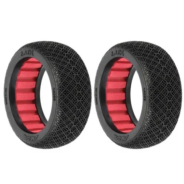 AKA Racing AKA14036ZR 1/8 Lux Medium Long Wear Front/Rear Off-Road Buggy Tires (2)