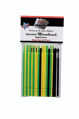 Alpha MicroBrush 1400 Assorted Regular, Fine, Superfine Applicators 40 Pack