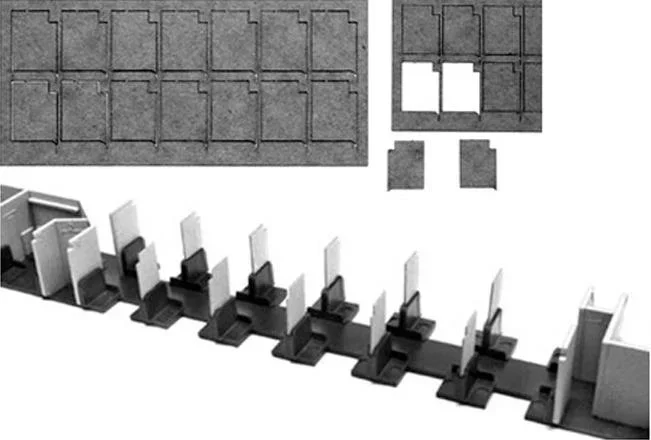 American Model Builders 377 HO Scale Section Dividers for Branchine Heavyweights