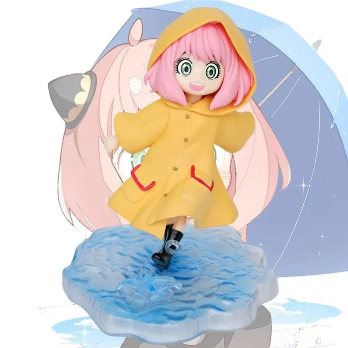 Anya Forger Yellow Raincoat Figure – Cute PVC Anime Triptible