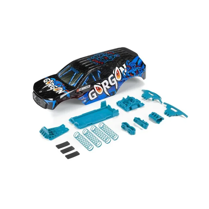 Arrma ARA402355 Blue Painted and Decaled Body Set for GORGON