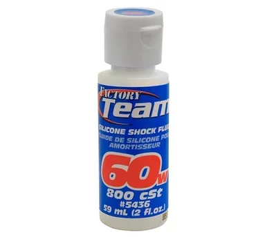 Associated 60Wt Silicone Shock Oil 2oz, 5436