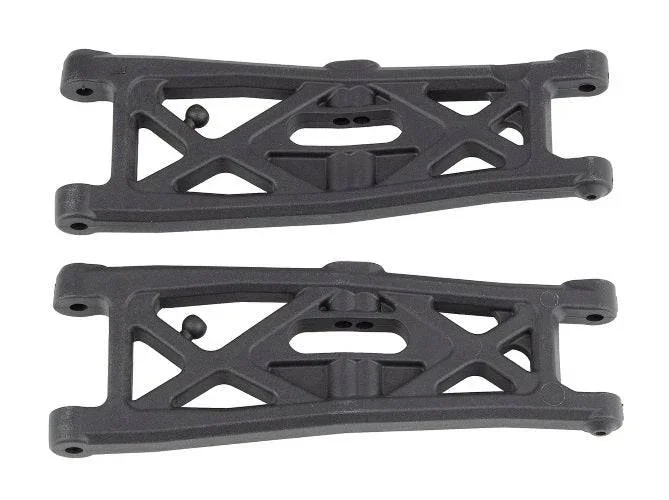Associated 71139 RC10T6.2 Front Suspension Arms, Gull Wing Carbon Fiber