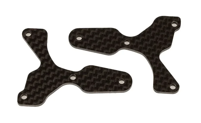 Associated 81523 RC8B4 Front Lower Suspension Arm Inserts Carbon Fiber 2mm
