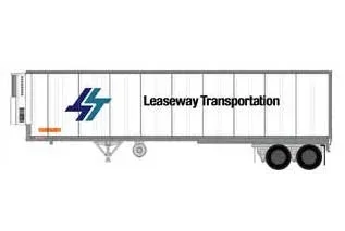 Athearn 16074 HO Scale 40′ Fruehauf Z-Van Reefer Trailer Leaseway IMSZ 470136