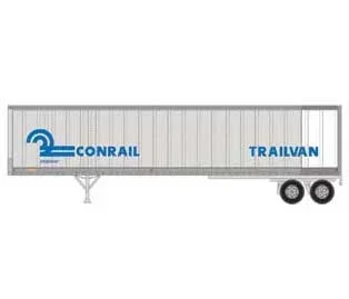 Athearn 16110 HO Scale 45′ Fruehauf Z-Van Trailer Conrail Trailvan CRZ 203447
