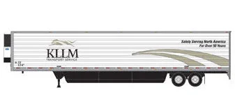 Athearn 17974 HO Scale 53′ 3000R Utility Reefer Trailer KLLM Intermodal 124223