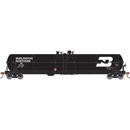 Athearn 18008 HO Scale 62′ Tank Car Burlington Northern BN 875122