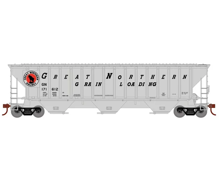 Athearn 18782 HO Scale PS 4740 Covered Hopper Great Northern GN 171556