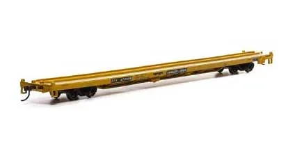 Athearn 27630 HO Scale 85′ Flatcar Trailer Train Yellow TTX 473465