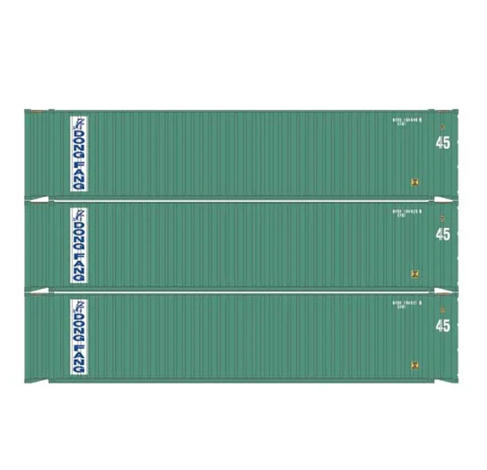 Athearn 28043 HO Scale 45′ Container Dong Fang DFSU #2 3 Pack