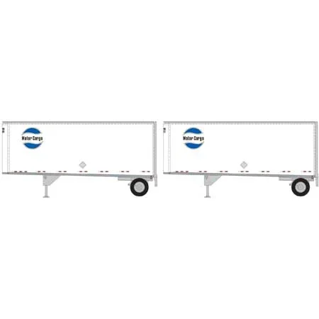 Athearn 29042 HO Scale 28′ Trailers with Dolly Motor Cargo