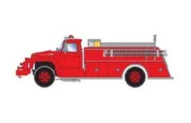 Athearn 4637 HO Scale Red Ford F-850 Fire Truck