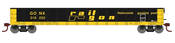 Athearn 6619 N Scale 52′ Mill Gondola Railgon GONX 310900