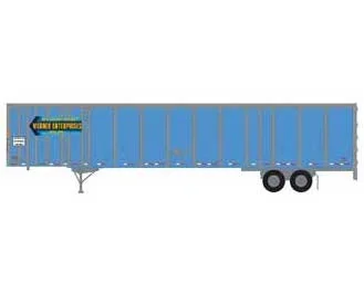 Athearn 72795 HO Scale 53′ Wabash Duraplate Trailer Werner 91059