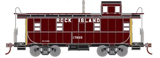 Athearn 74025 HO Scale Cupola Caboose Rock Island RI 17883 – NOS