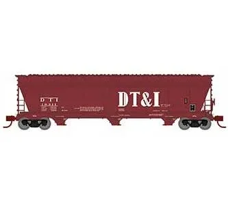 Athearn 8494 N Scale ACF 46003 Bay Covered Hopper Detroit Toldeo & Ironton DT&I 10311