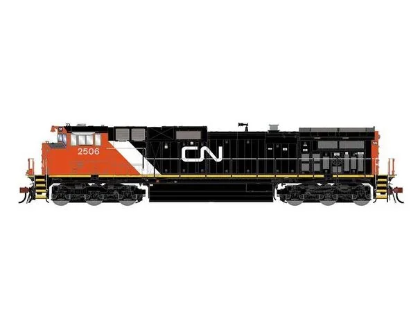Athearn Genesis G1205 HO Scale Dash 9-44CW Canadian National CN 2506 DC