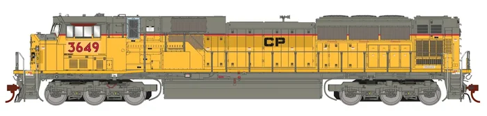 Athearn Genesis G27380 HO Scale EMD SD90MAC “ex-UP” Canadian Pacific CP 3649 DCC Sound