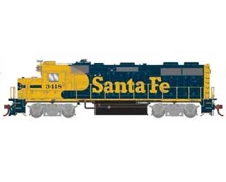 Athearn Genesis G66254 HO EMD GP39-2u Santa Fe ATSF 3418