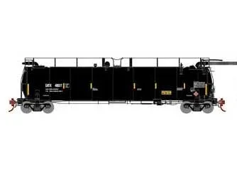 Athearn Genesis G67924 HO Scale Tank Train “Yellow Stripes” GATX 48617