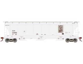 Athearn Genesis G89946 HO Scale Trinity 3 Bay Covered Hopper ex-SIRX GACX 516095