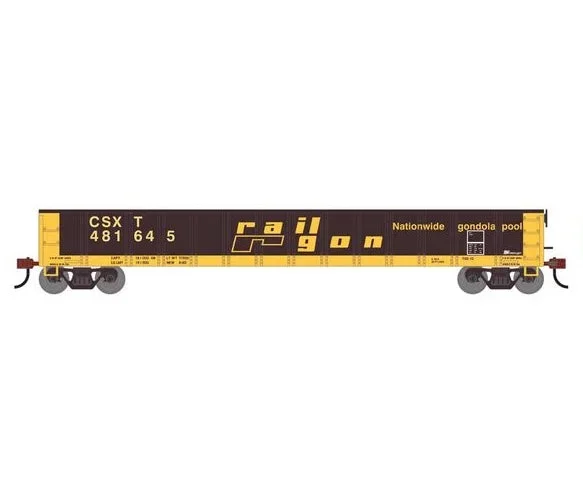Athearn RTR 1859 HO Scale 52′ Mill Gondola CSX CSXT 481645