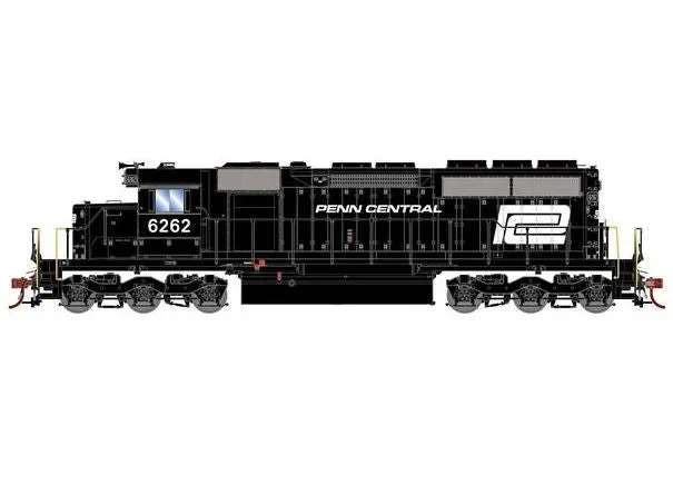 Athearn RTR 73744 HO Scale EMD SD40 Penn Central PC 6262 DCC & Sound