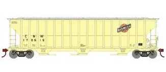 Athearn RTR 81508 HO 54′ FMC 4700 Covered Hopper “Faded” Chicago & NorthWestern C&NW 178619