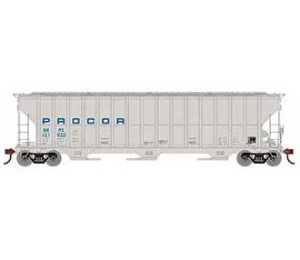 Athearn RTR 81586 HO 54′ FMC 4700 Covered Hopper Procor UNPX 121022