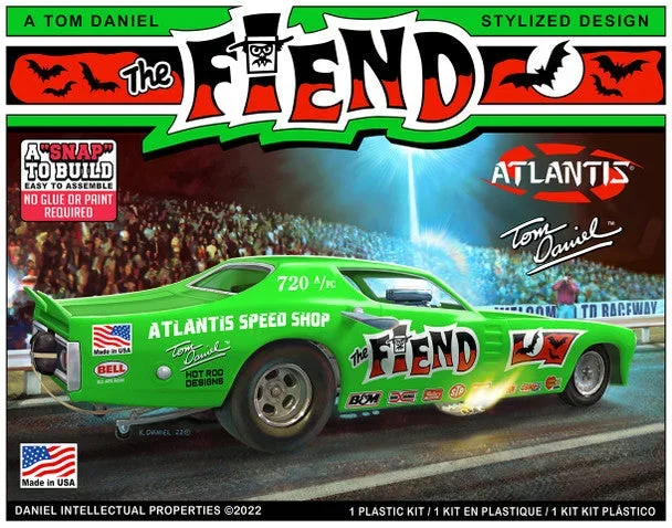 Atlantis Models 1/32 Scale Snap Tom Daniel Fiend Funny Car