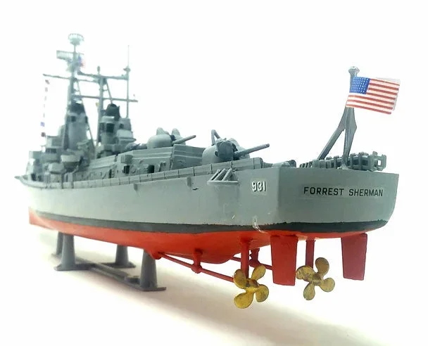 Atlantis Models 1/320 USS Forrest Sherman Destroyer Plastic Model Kit